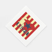 I Love USAパーティー スタンダードランチョンナプキン (角)