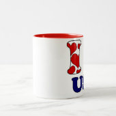 I love USA ツートーンマグカップ (中央)