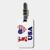 I love USA ラゲッジタグ (正面縦)