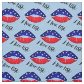 I Love USA, Lipsキス, 7月4日の独立記念日 ファブリック (見本)