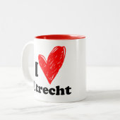 I love Utrecht ツートーンマグカップ (正面左)
