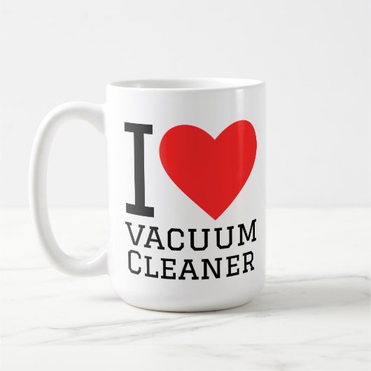 I love vaccum cleaner コーヒーマグカップ (左)