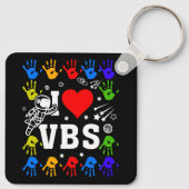 I Love VBS夏休みバイブルスクールクリスチャン キーホルダー (裏面)