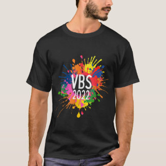 I Love VBS 2022 Crew Vacation Bible School 絵を描 S  Tシャツ