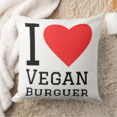 I love vegan burguer クッション (ブランケット)