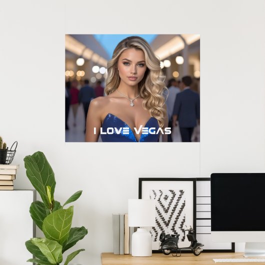 I LOVE VEGAS ポスター (ホームオフィス)