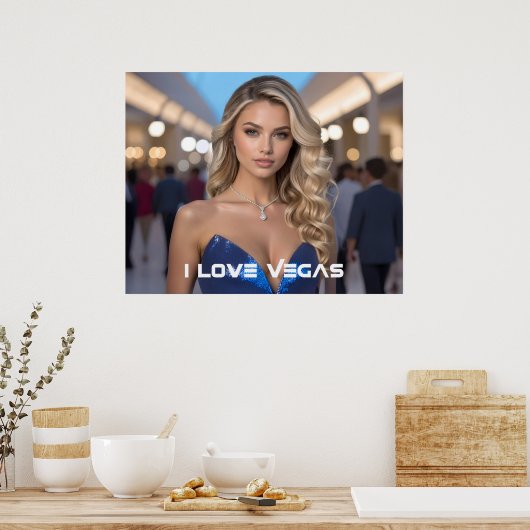 I LOVE VEGAS ポスター (キッチン)