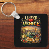 I Love Venice キーホルダー (正面)