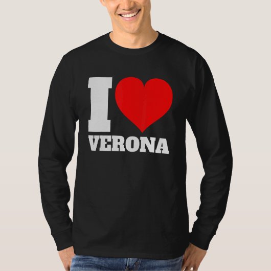 I Love Verona I Love Verona Tシャツ (正面)