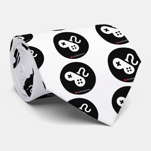 I Love Video Games ネクタイ (ロール)