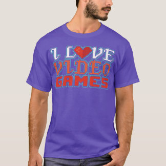 I Love Video Games Gift Premium T-Shirt Tシャツ