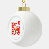 I Love Vietnam (Toi Yeu Vit Nam)ệ国旗QRコード セラミックボールオーナメント (右)