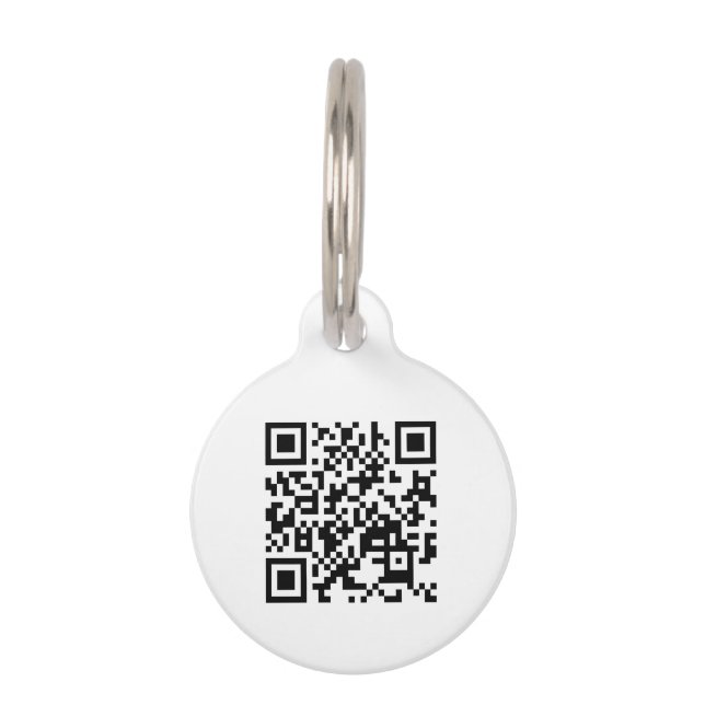 I Love Vietnam (Toi Yeu Vit Nam)ệ国旗QRコード ペット　ネームタグ (正面)