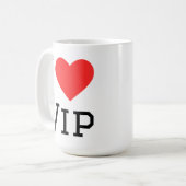I love vip コーヒーマグカップ (正面左)