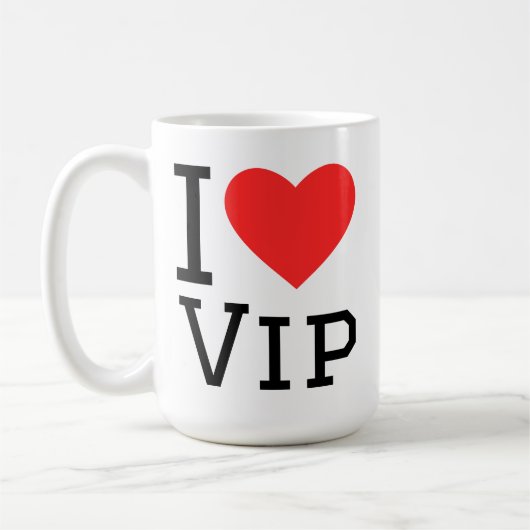 I love vip コーヒーマグカップ (左)