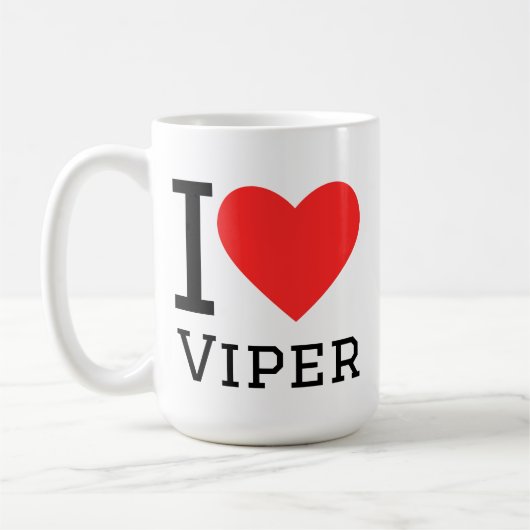 I love viper  コーヒーマグカップ (左)