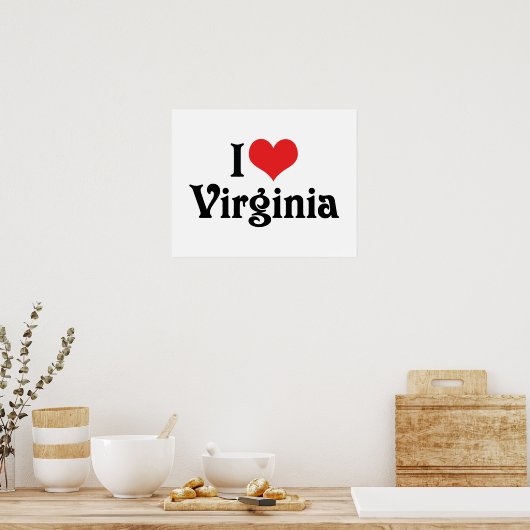 I Love Virginia ポスター (キッチン)