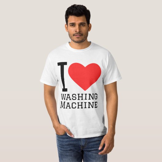 I love washing machine tシャツ (正面フル)