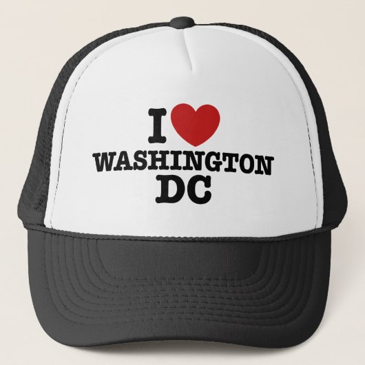 I Love Washington DC キャップ (正面)