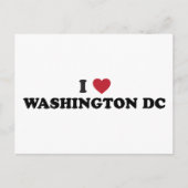 I Love Washington DC ポストカード (正面)