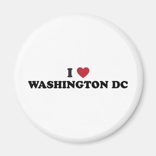 I Love Washington DC マグネット (正面)