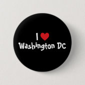 I Love Washington DC 缶バッジ (正面)