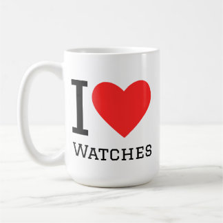 I love watches コーヒーマグカップ