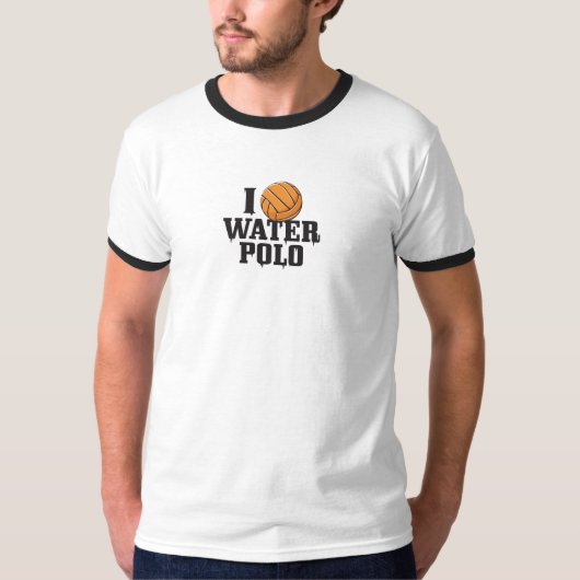 I Love Water Polo Tシャツ (正面)