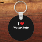 I Love Water Polo Tシャツ キーホルダー (正面)