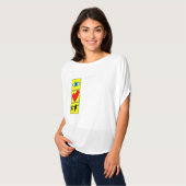 i love west coast swing / dance tシャツ (正面フル)