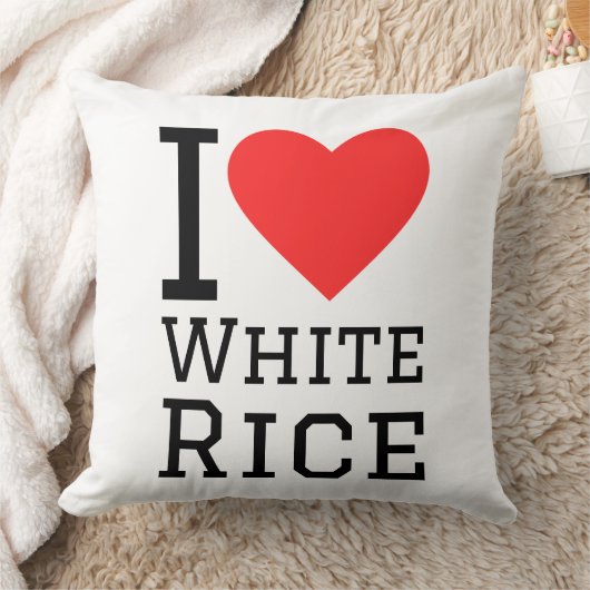I love white rice クッション (ブランケット)