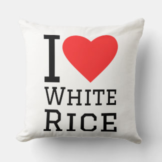 I love white rice クッション
