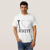 I love white  tシャツ (正面フル)