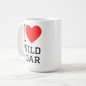 I love wild boar コーヒーマグカップ (正面左)