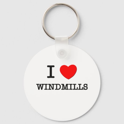 I Love Windmills キーホルダー (正面)