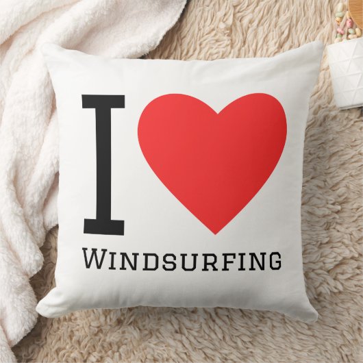 I love windsurfing クッション (ブランケット)
