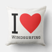 I love windsurfing クッション (正面)