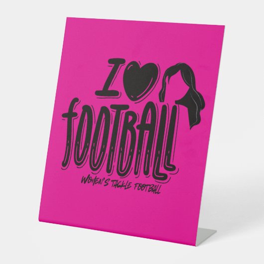 I Love Women's Football 台座サイン (正面)
