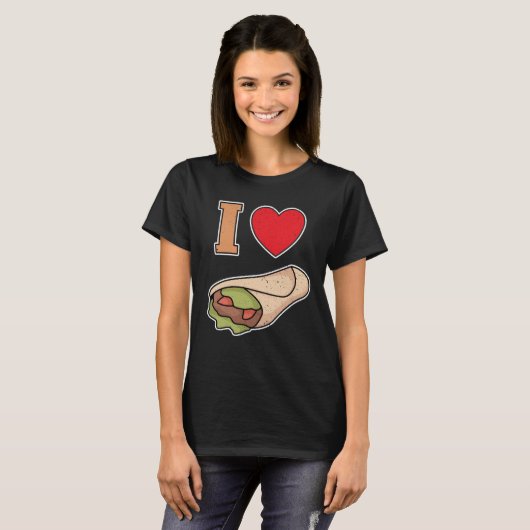 I love wraps tシャツ (正面フル)