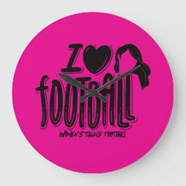 I Love WTF ラージ壁時計