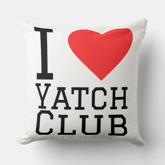 I love yatch club クッション (正面)