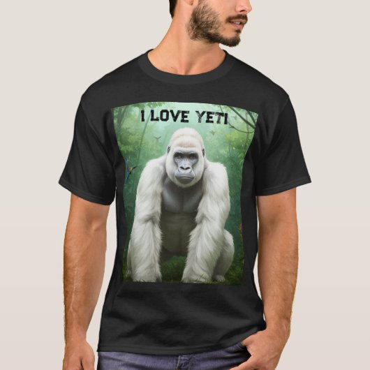 I Love Yetti T-Shirt Tシャツ (正面)
