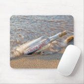 I Love Youのメッセージをボトル マウスパッド (マウス)