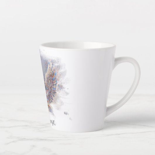 *~* I Love YouハートエンジェルウィングスAP78ティアモ カフェラテマグ (右)