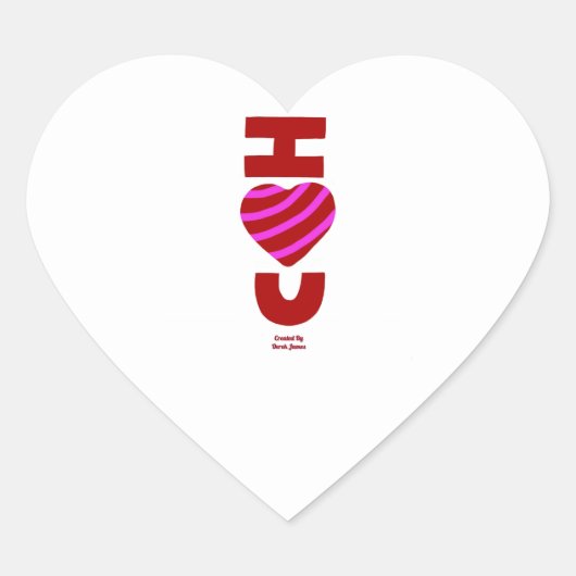 I Love Youハートシール ハートシール (正面)