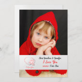 I Love YouバラPhoto Card (正面/裏面)