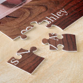 I Love Youパパカスタム写真父の日のプレゼント ジグソーパズル (側面)