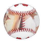 I Love Youパパ父の日写真 野球ボール (正面)