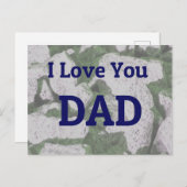 I Love Youパパ ポストカード (正面/裏面)