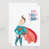 I Love Youパパ- Faters Day Cards ノートカード (正面/裏面)